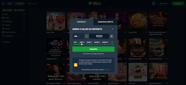 Novo site da blaze